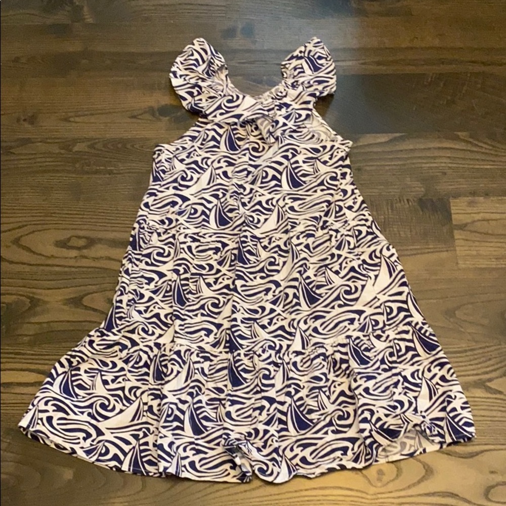 Vineyard Vines ruffle sleeve sailboat dresses